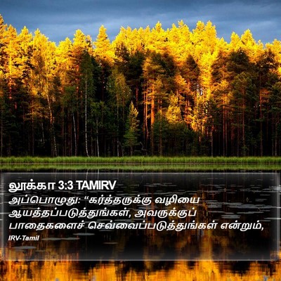 லூக்கா 3:3 TAMIRV Bible Verse Image