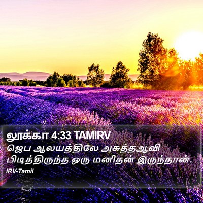 லூக்கா 4:33 TAMIRV Bible Verse Image