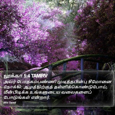 லூக்கா 5:4 TAMIRV Bible Verse Image
