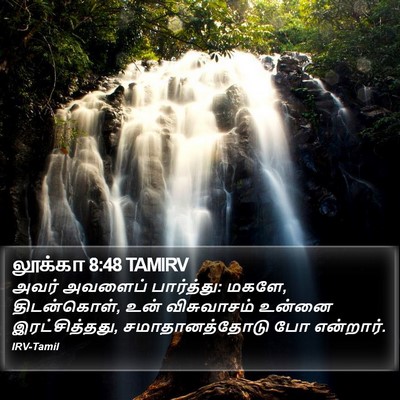 லூக்கா 8:48 TAMIRV Bible Verse Image