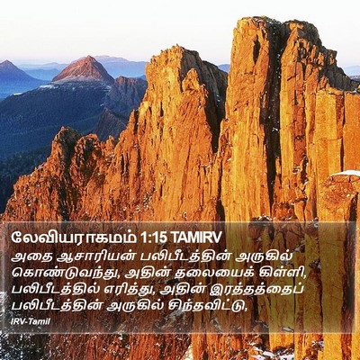 லேவியராகமம் 1:15 TAMIRV Bible Verse Image