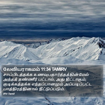 லேவியராகமம் 11:34 TAMIRV Bible Verse Image