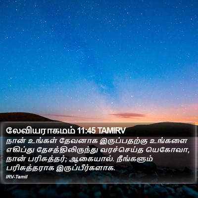 லேவியராகமம் 11:45 TAMIRV Bible Verse Image