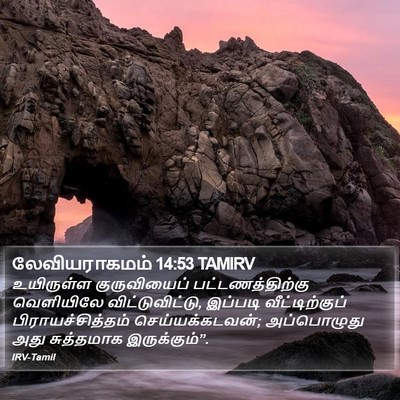 லேவியராகமம் 14:53 TAMIRV Bible Verse Image