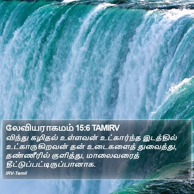 லேவியராகமம் 15:6 TAMIRV Bible Verse Image