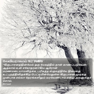 லேவியராகமம் 16:2 TAMIRV Bible Verse Image