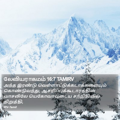 லேவியராகமம் 16:7 TAMIRV Bible Verse Image