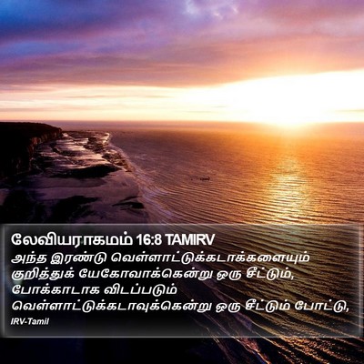 லேவியராகமம் 16:8 TAMIRV Bible Verse Image