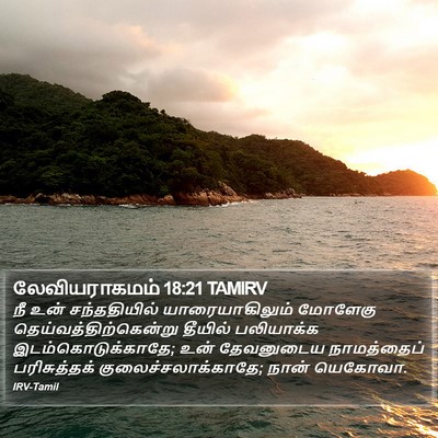 லேவியராகமம் 18:21 TAMIRV Bible Verse Image