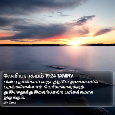 லேவியராகமம் 19:24 TAMIRV Bible Verse Image