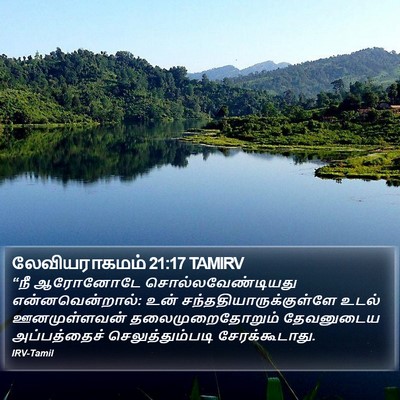 லேவியராகமம் 21:17 TAMIRV Bible Verse Image