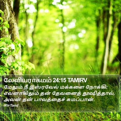 லேவியராகமம் 24:15 TAMIRV Bible Verse Image