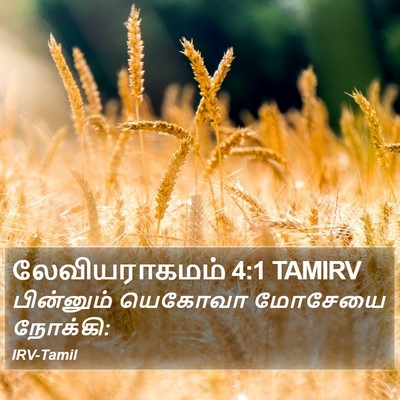 லேவியராகமம் 4:1 TAMIRV Bible Verse Image