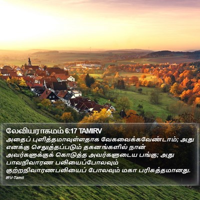 லேவியராகமம் 6:17 TAMIRV Bible Verse Image