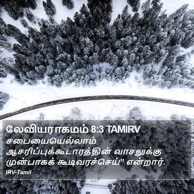 லேவியராகமம் 8:3 TAMIRV Bible Verse Image