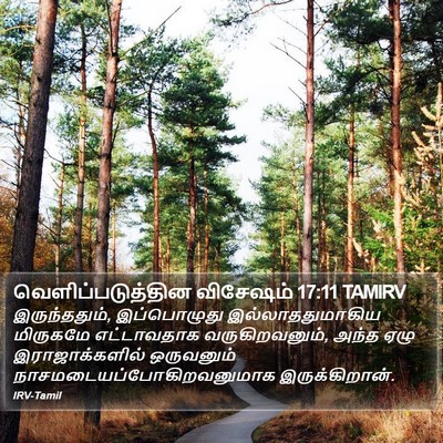 வெளிப்படுத்தின விசேஷம் 17:11 TAMIRV Bible Verse Image