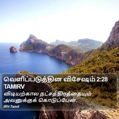 வெளிப்படுத்தின விசேஷம் 2:28 TAMIRV Bible Verse Image