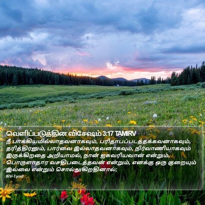 வெளிப்படுத்தின விசேஷம் 3:17 TAMIRV Bible Verse Image