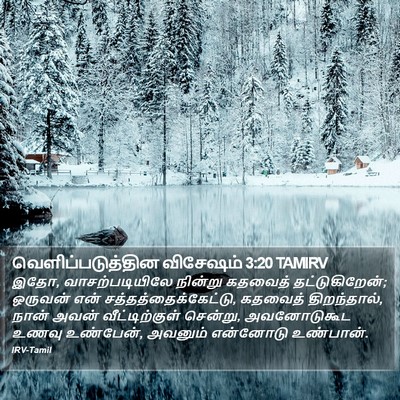 வெளிப்படுத்தின விசேஷம் 3:20 TAMIRV Bible Verse Image