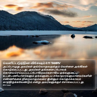 வெளிப்படுத்தின விசேஷம் 6:11 TAMIRV Bible Verse Image