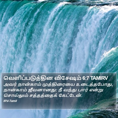 வெளிப்படுத்தின விசேஷம் 6:7 TAMIRV Bible Verse Image