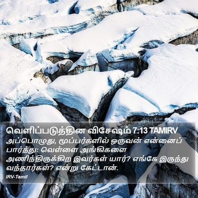 வெளிப்படுத்தின விசேஷம் 7:13 TAMIRV Bible Verse Image