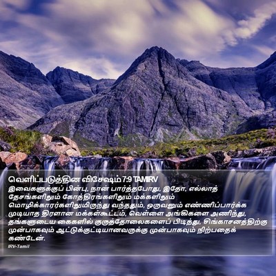 வெளிப்படுத்தின விசேஷம் 7:9 TAMIRV Bible Verse Image