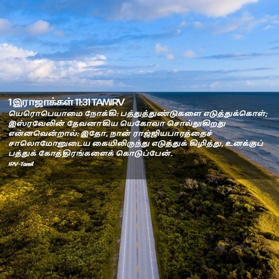Picture 02 - 1 இராஜாக்கள் 11:31 TAMIRV - யெரொபெயாமை - Bible Verse Picture