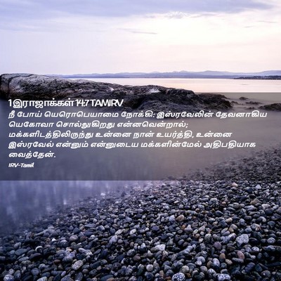 Picture 02 - 1 இராஜாக்கள் 14:7 TAMIRV - நீ போய் - Bible Verse Picture