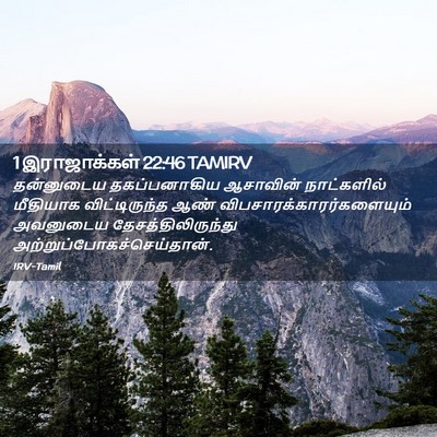 Picture 02 - 1 இராஜாக்கள் 22:46 TAMIRV - தன்னுடைய - Bible Verse Picture