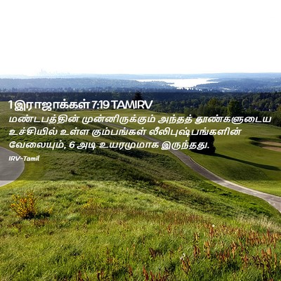 Picture 02 - 1 இராஜாக்கள் 7:19 TAMIRV - மண்டபத்தின் - Bible Verse Picture