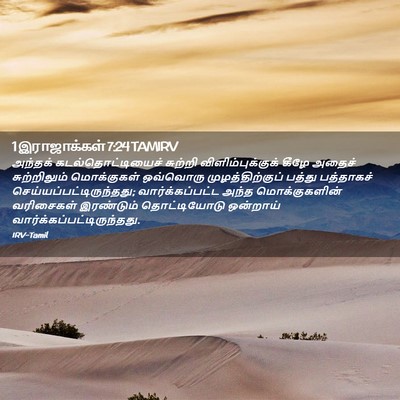 Picture 02 - 1 இராஜாக்கள் 7:24 TAMIRV - அந்தக் - Bible Verse Picture