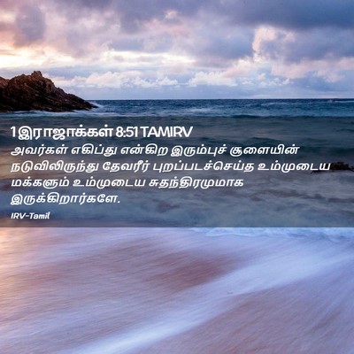 Picture 02 - 1 இராஜாக்கள் 8:51 TAMIRV - அவர்கள் எகிப்து - Bible Verse Picture