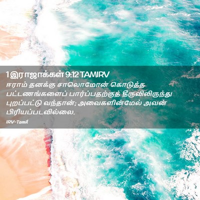 Picture 02 - 1 இராஜாக்கள் 9:12 TAMIRV - ஈராம் தனக்கு - Bible Verse Picture