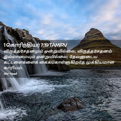 Picture 02 - 1 கொரிந்தியர் 7:19 TAMIRV - விருத்தசேதனமும் - Bible Verse Picture
