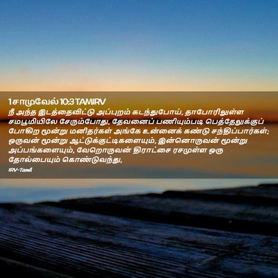 Picture 02 - 1 சாமுவேல் 10:3 TAMIRV - நீ அந்த - Bible Verse Picture