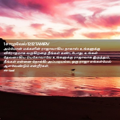 Picture 02 - 1 சாமுவேல் 12:12 TAMIRV - அம்மோன் மக்களின் - Bible Verse Picture