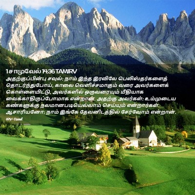 Picture 02 - 1 சாமுவேல் 14:36 TAMIRV - அதற்குப்பின்பு - Bible Verse Picture