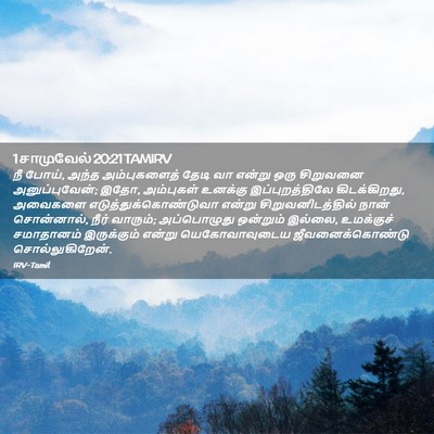 Picture 02 - 1 சாமுவேல் 20:21 TAMIRV - நீ போய், அந்த - Bible Verse Picture