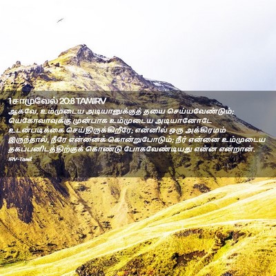 Picture 02 - 1 சாமுவேல் 20:8 TAMIRV - ஆகவே, உம்முடைய - Bible Verse Picture