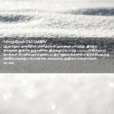 Picture 02 - 1 சாமுவேல் 23:3 TAMIRV - ஆனாலும் தாவீதின் - Bible Verse Picture