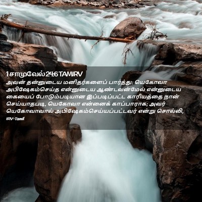 Picture 02 - 1 சாமுவேல் 24:6 TAMIRV - அவன் தன்னுடைய - Bible Verse Picture