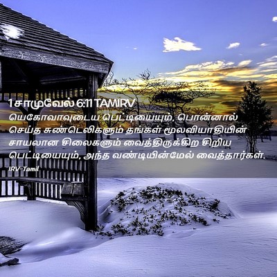Picture 02 - 1 சாமுவேல் 6:11 TAMIRV - யெகோவாவுடைய - Bible Verse Picture