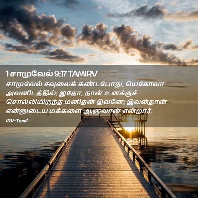 Picture 02 - 1 சாமுவேல் 9:17 TAMIRV - சாமுவேல் சவுலைக் - Bible Verse Picture