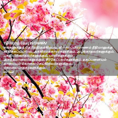 Picture 02 - 1 தீமோத்தேயு 1:9 TAMIRV - எங்களுக்குத் - Bible Verse Picture