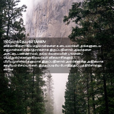 Picture 02 - 1 தீமோத்தேயு 6:2 TAMIRV - விசுவாசிகளாகிய - Bible Verse Picture