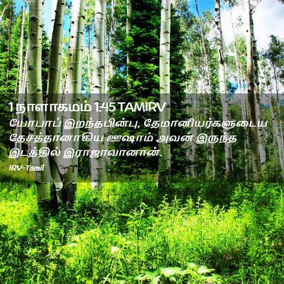 Picture 02 - 1 நாளாகமம் 1:45 TAMIRV - யோபாப் - Bible Verse Picture