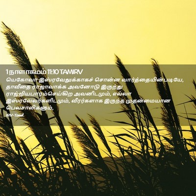 Picture 02 - 1 நாளாகமம் 11:10 TAMIRV - யெகோவா - Bible Verse Picture