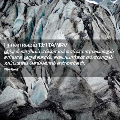 Picture 02 - 1 நாளாகமம் 13:4 TAMIRV - இந்தக் காரியம் - Bible Verse Picture