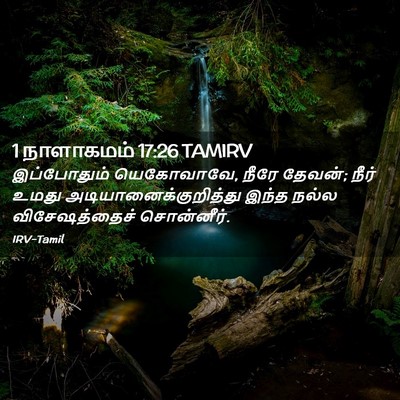 Picture 02 - 1 நாளாகமம் 17:26 TAMIRV - இப்போதும் - Bible Verse Picture